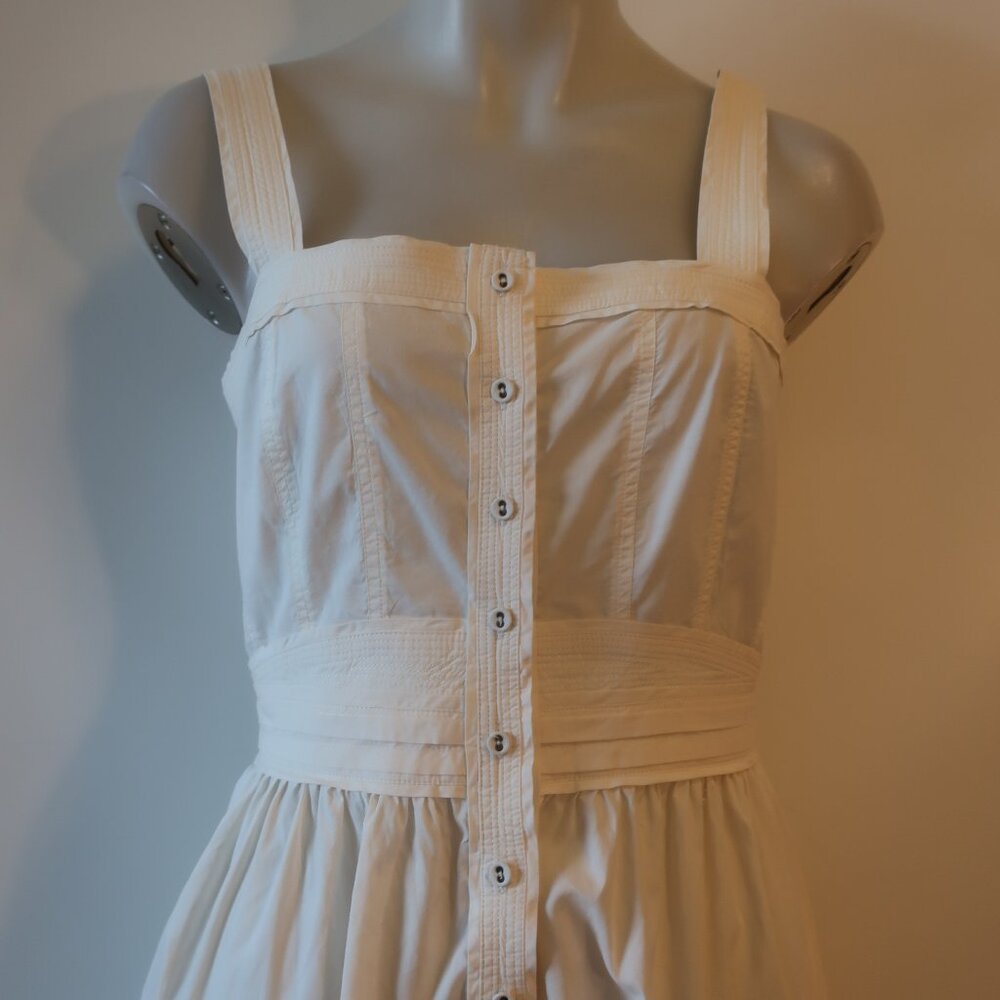 Ulla Johnson Cream Button-Front Maxi Dress - Picture 3 of 14